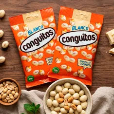 Conguitos brancos